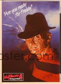 4e483 NIGHTMARE ON ELM STREET 4 16 German LCs '89 images of Robert Englund as Freddy Krueger!
