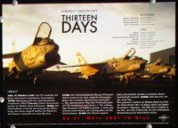 4e503 THIRTEEN DAYS 9 German LCs '00 Kevin Costner, Bruce Greenwood, Cold War thriller!