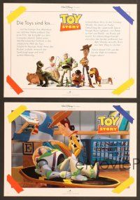 4e508 TOY STORY 12 German LCs '96 Disney & Pixar cartoon, great images of Buzz, Woody & cast!