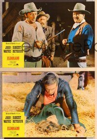 4e193 EL DORADO 11 Spanish LCs '66 John Wayne, Robert Mitchum, Howard Hawks directed!