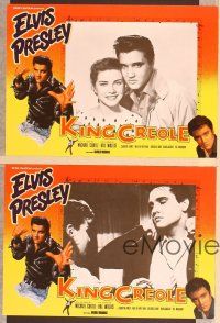4e124 KING CREOLE 7 French LCs R78 directed by Michael Curtiz, great images of Elvis Presley!