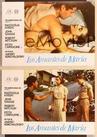 4e209 MARIA'S LOVERS 12 Spanish LCs '84 sexy images of Nastassja Kinski & John Savage!