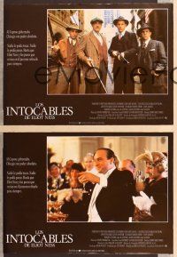 4e228 UNTOUCHABLES 12 Spanish LCs '87 Kevin Costner, Robert De Niro, Sean Connery, Brian De Palma