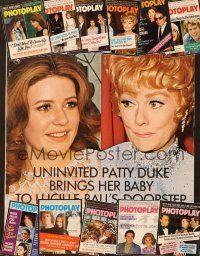 4f029 LOT OF 12 PHOTOPLAY MAGAZINES lot '71 Ryan O'Neal, Ali McGraw, the Kennedys, Lucy + more!