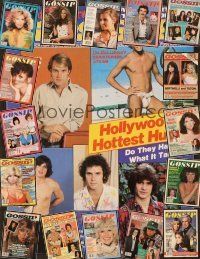 4f033 LOT OF 17 GOSSIP MAGAZINES lot '80 - '81 Charlie's Angels, Marie Osmond, Tanya Roberts + more!