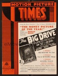 4f050 MOTION PICTURE TIMES exhibitor magazine February 16, 1933 Al Jolson in Hallelujah I'm a Bum!