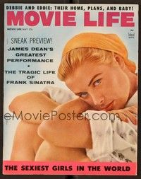 4f098 MOVIE LIFE magazine May 1956 beautiful Grace Kelly from High Society from Howell Conant!