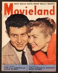 4f104 MOVIELAND magazine February 1956 Eddie Fisher & Debbie Reynolds, The All-American Love Story