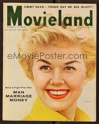 4f100 MOVIELAND magazine October 1955 Doris Day in The Man Who Knew Too Much by Gene Trindl!