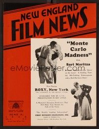 4f039 NEW ENGLAND FILM NEWS exhibitor magazine June 9, 1932 No Greater Love is THE family picture!
