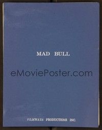 4f135 MAD BULL revised final draft TV script July 17, 1977, screenplay by Vernon Zimmerman