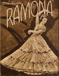4f180 RAMONA German program '37 different images of pretty Loretta Young & Don Ameche!