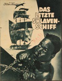 4f184 SLAVE SHIP German program '37 Warner Baxter, Wallace Beery, Mickey Rooney, different images!