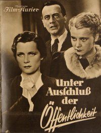 4f193 UNTER AUSSCHLUSS DER OFFENTLICHKEIT German program '37 directed by Paul Wegener!