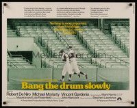 4g399 BANG THE DRUM SLOWLY int'l 1/2sh '73 Robert De Niro, image of NY Yankees baseball stadium!