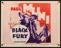 4g410 BLACK FURY 1/2sh R56 coal miner union organizer Paul Muni, directed by Michael Curtiz!
