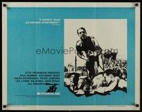 4g457 EXODUS 1/2sh '61 Otto Preminger, great artwork of arms reaching for rifle by Saul Bass!
