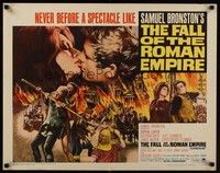 4g459 FALL OF THE ROMAN EMPIRE 1/2sh '64 Anthony Mann, Sophia Loren, cool gladiator artwork!