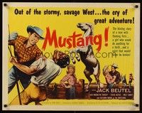 4g548 MUSTANG 1/2sh '57 Jack Buetel, out of the savage west, the cry of great adventure!