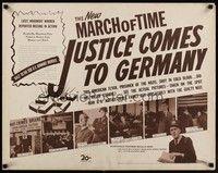 4g554 NEW MARCH OF TIME: JUSTICE COMES TO GERMANY 1/2sh '45 Fall of Nazi Germany newsreel!