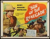 4g615 SON OF THE RENEGADE 1/2sh '53 Johnny Carpenter vowed to clear his name or die trying!