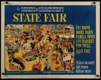 4g625 STATE FAIR 1/2sh '62 Pat Boone, Rodgers & Hammerstein musical!