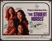 4g633 STUDENT NURSES 1/2sh '70 ultra sexy hospital gals who are learning fast!
