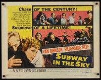 4g634 SUBWAY IN THE SKY 1/2sh '59 Van Johnson is hunted by the Berlin underground police!