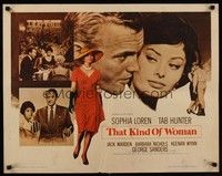 4g644 THAT KIND OF WOMAN style A 1/2sh '59 images of sexy Sophia Loren, Tab Hunter & George Sanders!