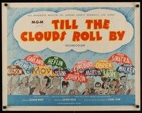 4g654 TILL THE CLOUDS ROLL BY 1/2sh R62 great art of 13 all-stars with umbrellas by Al Hirschfeld!