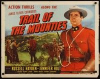 4g661 TRAIL OF THE MOUNTIES 1/2sh '47 James Oliver Curwood, Russell Hayden