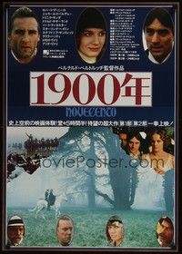 4g002 1900 Japanese '77 directed by Bernardo Bertolucci, Robert De Niro, different image!