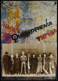 4g288 QUADROPHENIA Japanese '79 The Who, Sting, Phil Daniels, cool graffiti style!