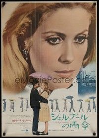 4g354 UMBRELLAS OF CHERBOURG Japanese R72 Catherine Deneuve, directed by Jacques Demy!
