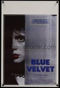 4h363 BLUE VELVET Belgian '86 directed by David Lynch, sexy Isabella Rossellini!