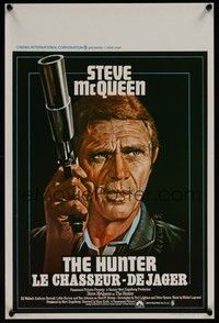 4h396 HUNTER Belgian '80 Jean Mascii art of bounty hunter Steve McQueen!