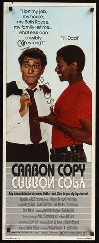 4h077 CARBON COPY insert '81 George Segal is Denzel Washington's dad?