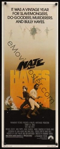 4h210 NATE & HAYES insert '83 Tommy Lee Jones, Michael O'Keefe, Max Phipps!