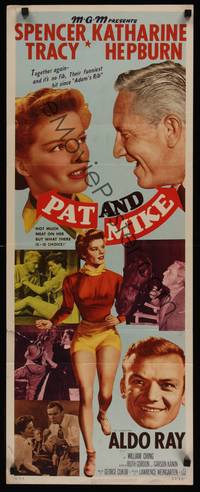 4h228 PAT & MIKE insert '52 not much meat on Katharine Hepburn but what there is, is choice!