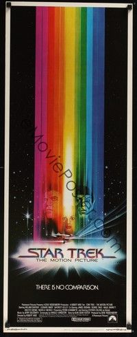 4h281 STAR TREK insert '79 cool art of William Shatner & Leonard Nimoy by Bob Peak!