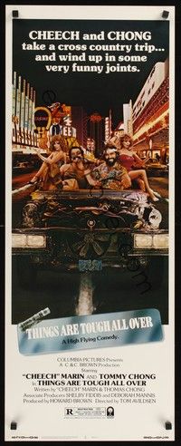4h299 THINGS ARE TOUGH ALL OVER insert '82 Cheech & Chong take a cross country trip to Las Vegas!