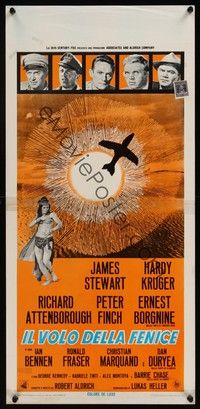 4h490 FLIGHT OF THE PHOENIX Italian locandina '66 directed by Aldrich, James Stewart, Attenborough