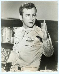 4j034 CAPTAIN NEWMAN, M.D. 11x14 still '64 close up of Bobby Darin in uniform!