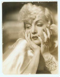 4j035 CAROLE LOMBARD 10.75x14 still '30s sexy head & shoulders close up by Eugene Robert Richee!