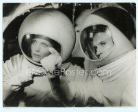 4j049 COUNTDOWN deluxe 11x14 still '68 Robert Altman, c/u of female astronaut Joanna Moore!