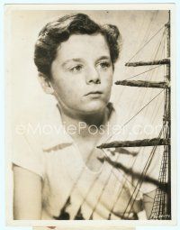 4j069 FREDDIE BARTHOLOMEW deluxe 10x13 still '37 c/u by tiny ship from Captains Courageous!