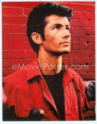 4j217 GEORGE CHAKIRIS color 11x14 still '61 close portrait looking up from West Side Story!
