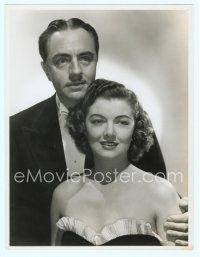 4j094 I LOVE YOU AGAIN deluxe 10x13 still '40 c/u of William Powell & Myrna Loy by Willinger!