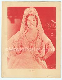4j128 LUPE VELEZ deluxe 11x14 still '20s wearing veiled Mexican dress with hands on her hips!