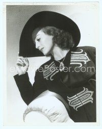 4j136 MANNEQUIN 10.25x13 still '38 close up of Joan Crawford in wide-brimmed hat by Hurrell!